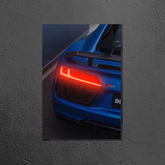 Premium Acrylic Glass LED Neon Art- AUDI R8