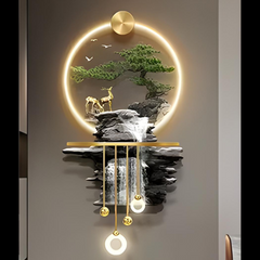 Acrylic Serenity - Minimalistic Nordic Wall Art with LED lamp