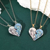 Charming Angel Couple Necklace