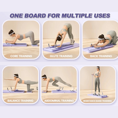 Portable Pilates Reformer Board