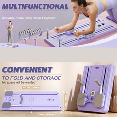 Portable Pilates Reformer Board