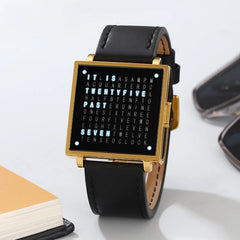 Men's Square Quartz Luxury Watch