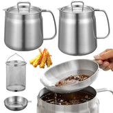 Stainless Steel Deep Fryer Pot