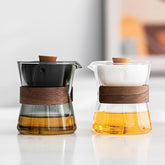 Rotating Strainer Glass Teapot