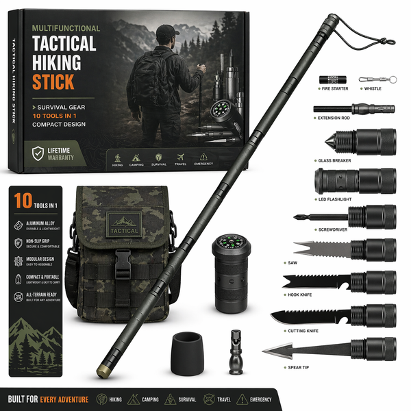 NOMAD-X Tactical Hiking Stick