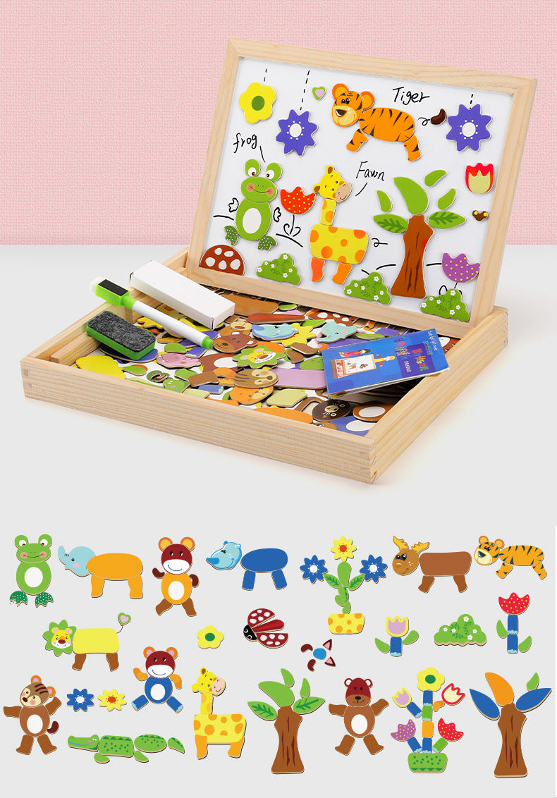 Montessori Magic Board & Puzzle Set