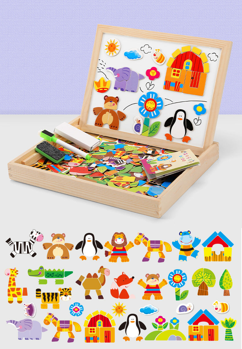 Montessori Magic Board & Puzzle Set