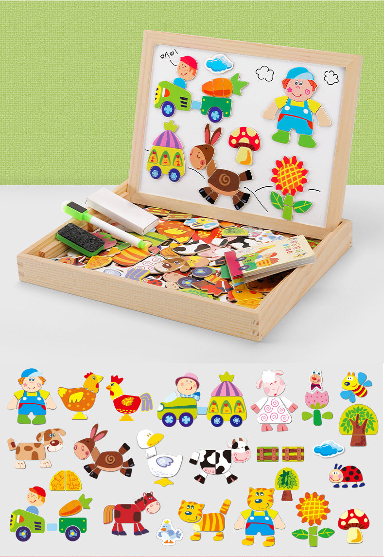 Montessori Magic Board & Puzzle Set