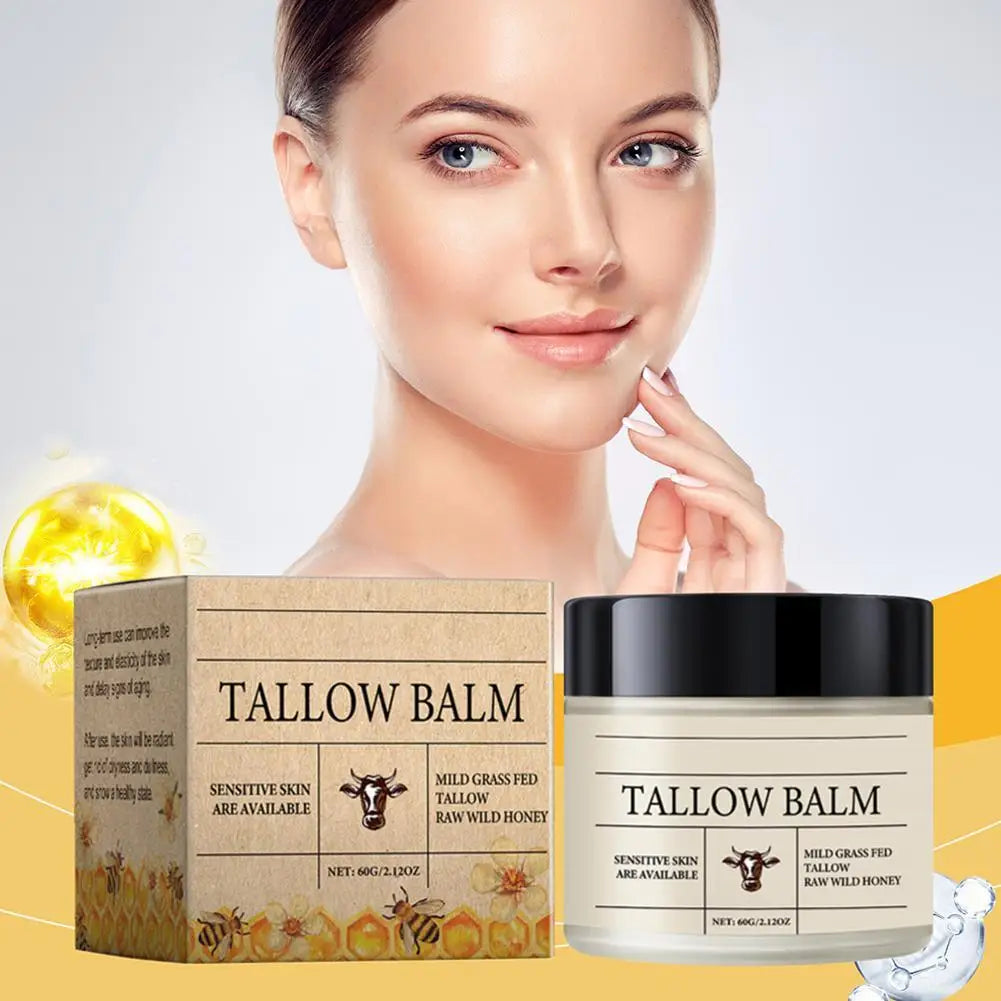 Organic Whipped Tallow Honey Balm