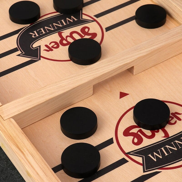 Interactive Puck Slinging Game