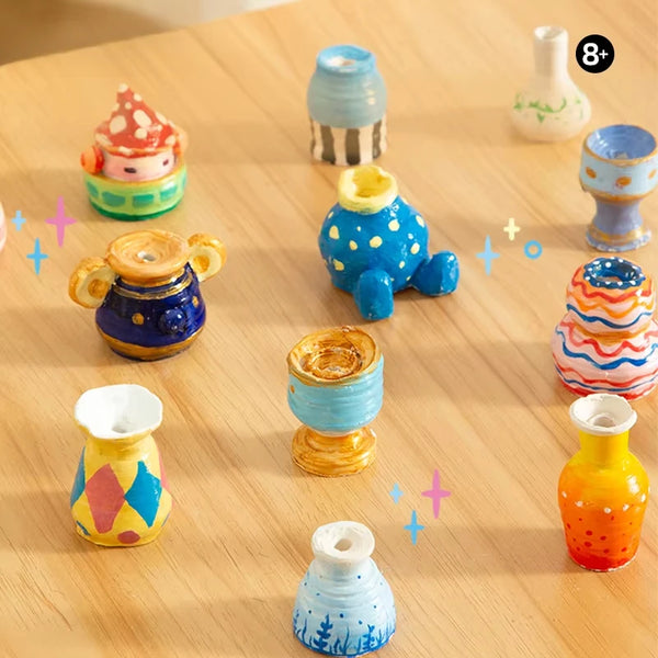 Mini Pottery DIY Kit: Home Studio Fun