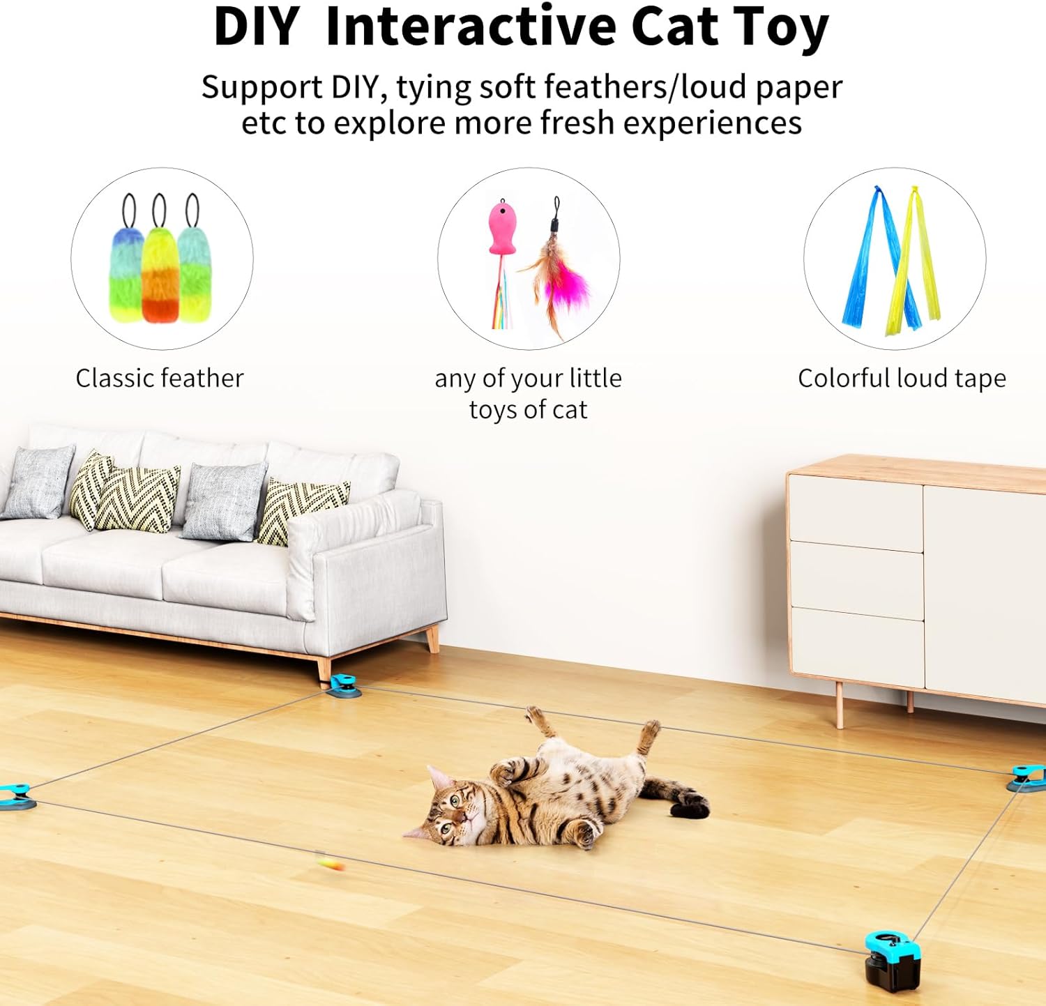 Interactive Cat Play Treadmill