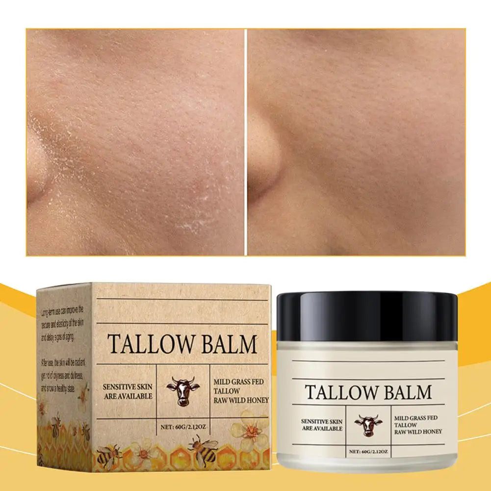 Organic Whipped Tallow Honey Balm