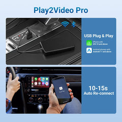 PlayVideo Pro Wireless Car Adapter