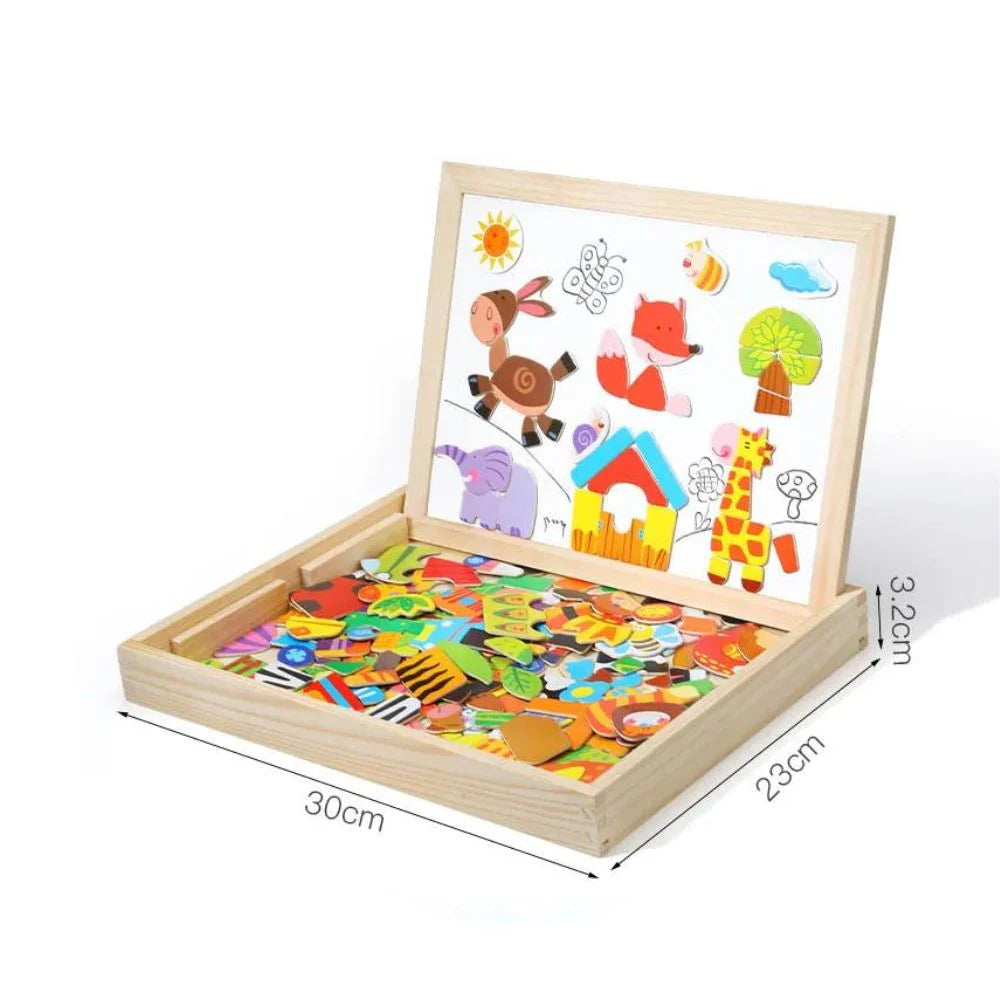 Montessori Magic Board & Puzzle Set