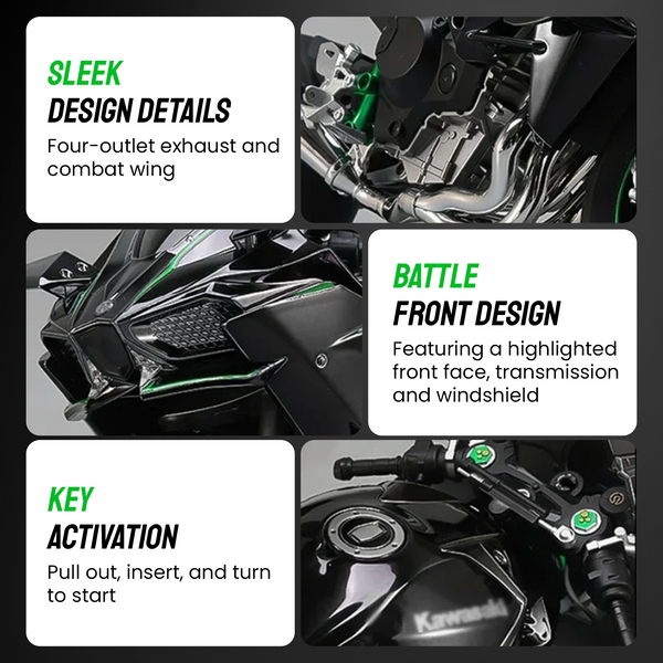 Ninja H2R 1:6 Superbike Model