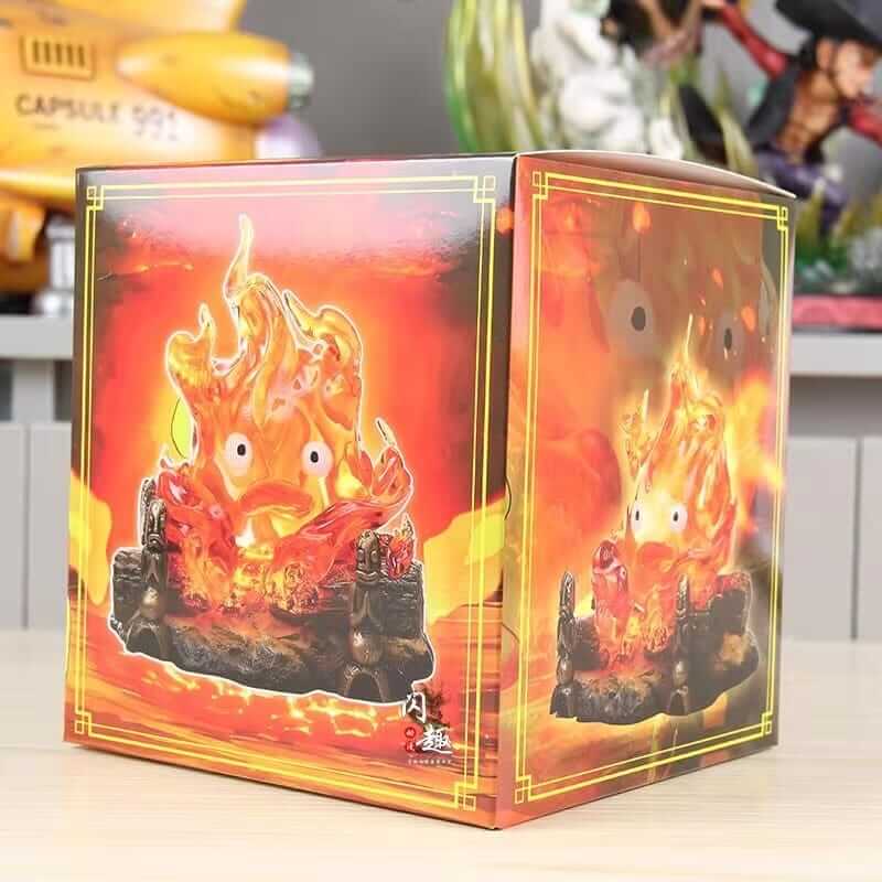 Whimsical Calcifer Lamp 5-Inch Delight