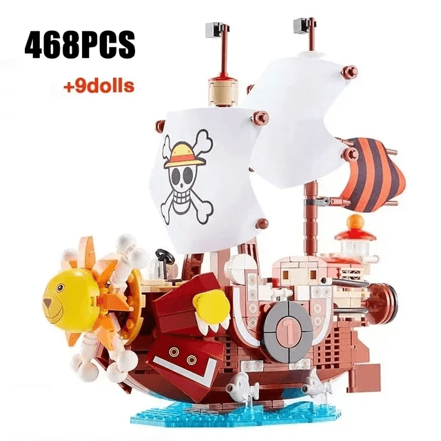 Sunny Pirate Ship Block Set