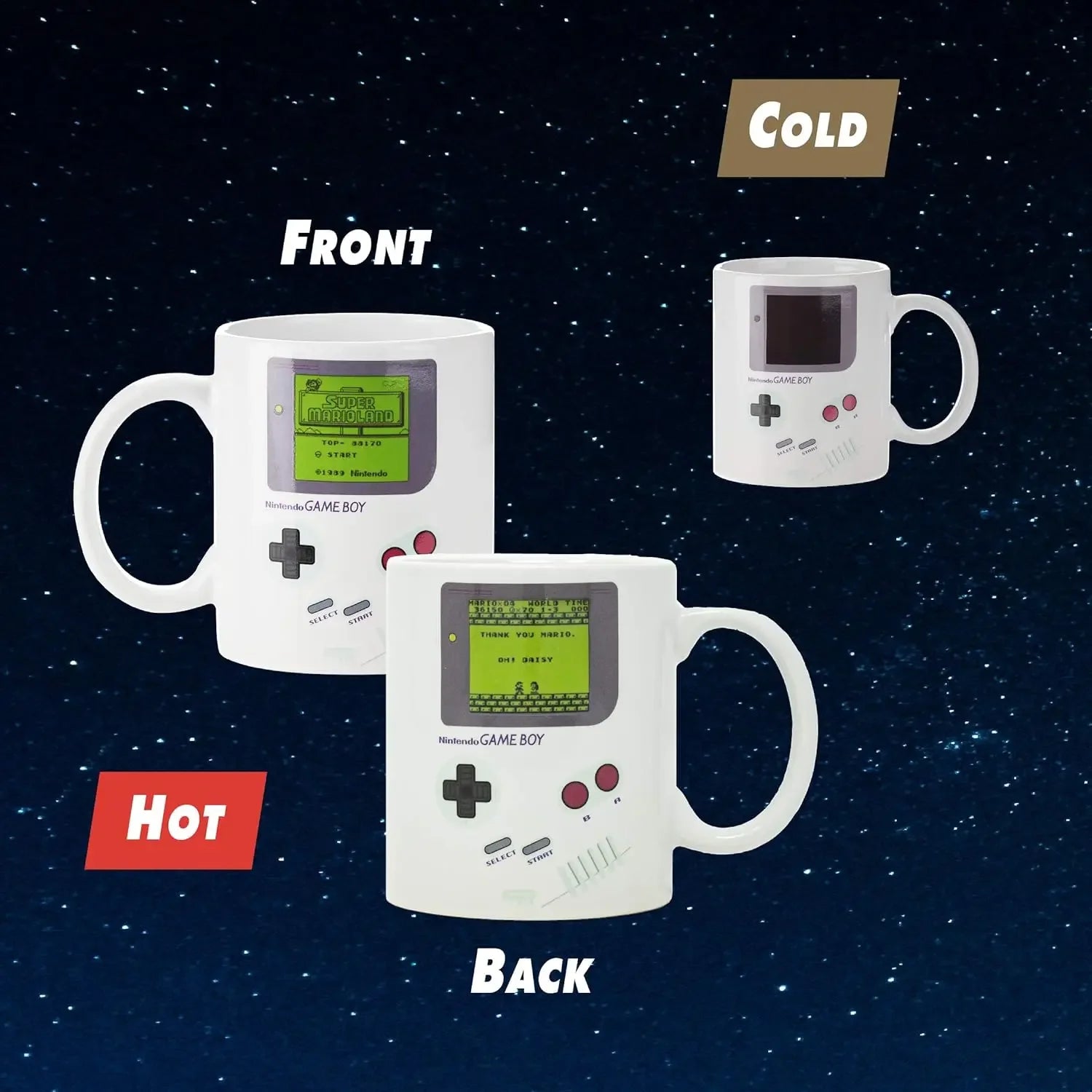 Gameboy Heat Changing Mug