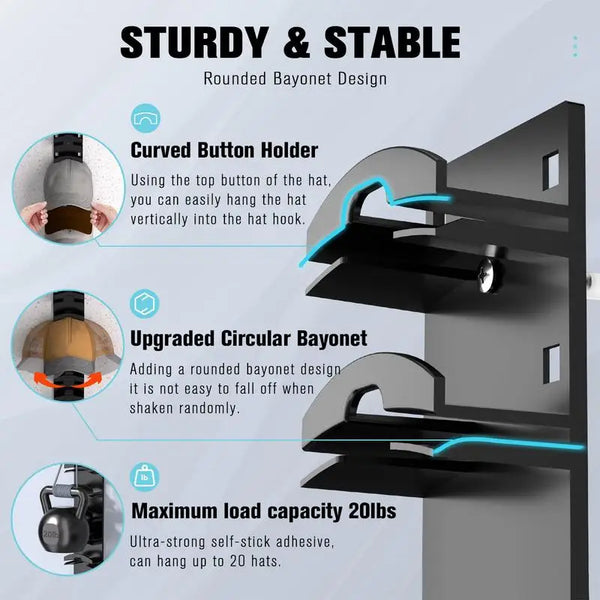 Wall-mounted Hat Hanger 
