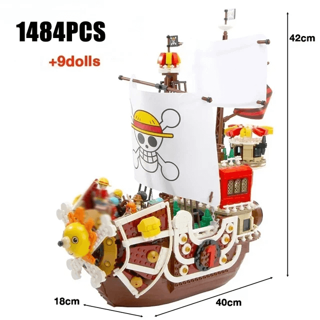 Sunny Pirate Ship Block Set