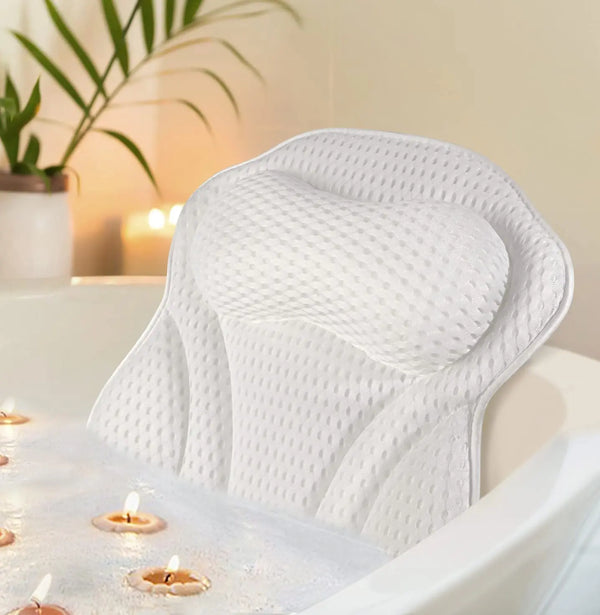 Luxury 4D Air Mesh Bath Pillow