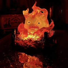 Whimsical Calcifer Lamp 5-Inch Delight